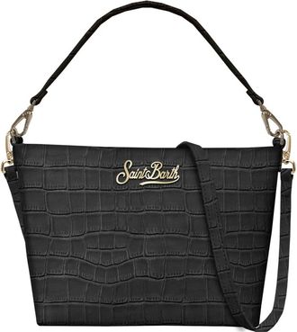 MC2 Saint Barth Aline Bag - Dames - Schoudertassen - Zwart - ONE Size - Leer - Tassen