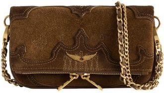 Zadig&Voltaire Rock Nano Western Leather Crossbody Bag in Cognac at Nordstrom