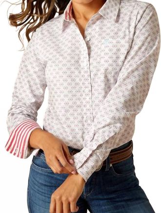 Ariat Kirby Stretch Shirt In Izel