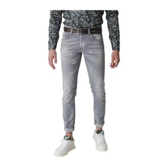 Dondup Heren, Jeans, Grijs, Maat: W38