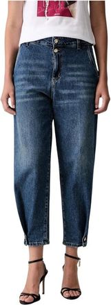 Liu Jo Loose-fit Jeans - Dames - Loose Fit Jeans - Blauw - W26 - Katoen - Jeans