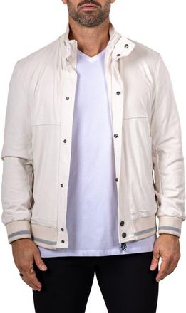 Maceoo Bomber Jacket in White at Nordstrom, Size 6