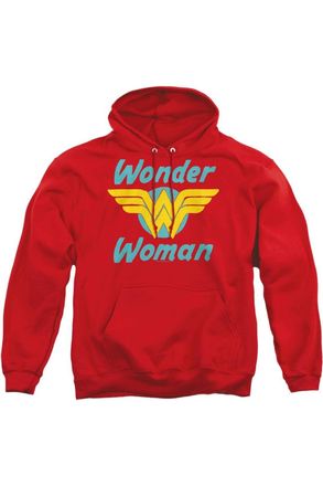 Gildan DC Comics Wonder Woman Wings Adult Pull Over Hoodie / Hooded Sweatshirt