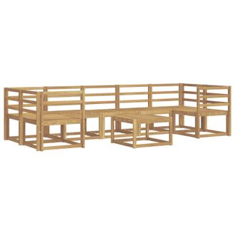vidaXL Conjunto De Sof&aacute;s De Exterior 8 Pcs Blanco 59 X 59 X 37 Cm Vidaxl
