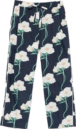 Kenzo Floral-detail Drawstring Trousers