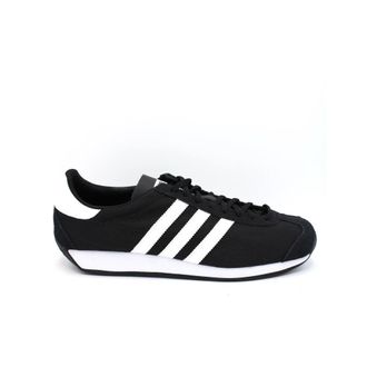 adidas Country OG Sneakers Rubberen Zool Synthetisch - Heren - Skateschoenen - Zwart - 42 2/3 EU - Fitness