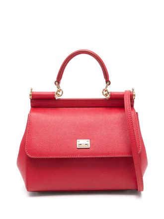 Dolce & Gabbana leather tote bag - women - Calf Leather - One Size - Red