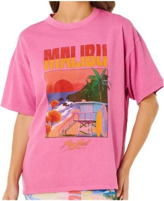 Rip Curl Hayley O Heritage Tee T-Shirt f&uuml;r Damen | rosa