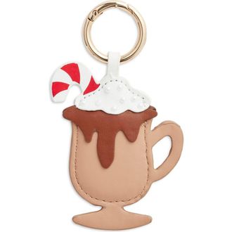 Chelsea28 Peppermint Cocoa Bag Charm in Brown Multi- Gold at Nordstrom