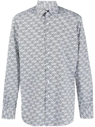 Karl Lagerfeld Camicia con stampa - Bianco