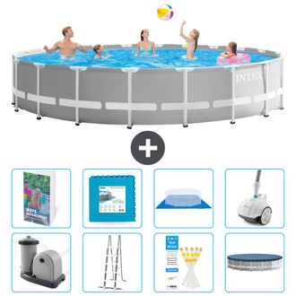 Intex Piscina Prism Frame Redonda - 610x132 Cm - 9-piezas S531