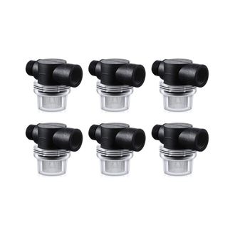 OEM 6 Filtros De Repuesto Para Bomba De Agua, Compatibles Con Mangueras Trenzadas De 1/2 Pulgada Y Bombas Wfco O Shurflo