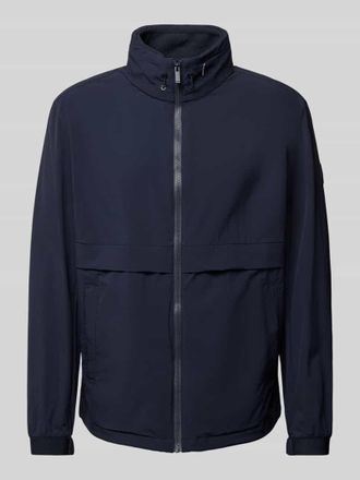 HUGO BOSS Jacke mit Rei&szlig;verschluss Modell Caldar in Marine, Gr&ouml;&szlig;e 58