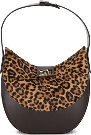 Rodo Borsa a spalla con stampa - Marrone