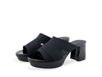 Aerosoles Carma Womens Sandals Black Elastic : 9.5 B - Medium, Leather