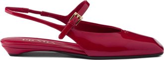 Prada Slingback-Ballerinas aus Leder