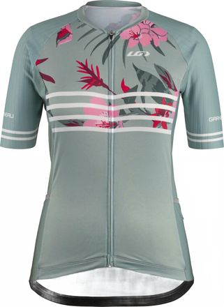 Garneau Womens District 2 Jersey Tee In Grey Flower