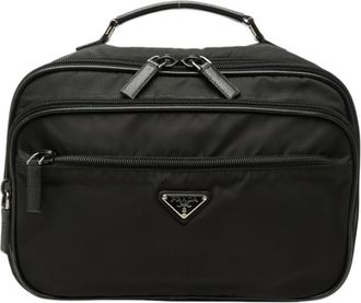 Prada Black Nylon Vanity Bag (Pre-Owned)