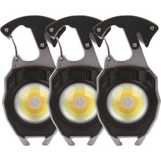 OEM Juego De 3 Mini Linternas, Linterna Recargable Tipo Llavero Con 3 Modos De Iluminaci&oacute;n, Linterna Edc Brillante De 1000 L&uacute;menes Con Base Magn&eacute;tica, Lin