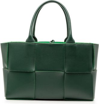 Bottega Veneta Pre-owned Bottega Veneta Small Nappa Maxi Intrecciato Arco Tote Ladies B10086761Y
