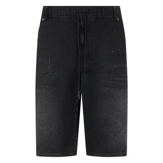 Diesel Denim Shorts, male, Black, Size: W28 Versatile Denim Shorts