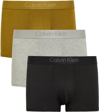Calvin Klein Ultra Soft Stretch-modal Trunks - set of Three - Black - L