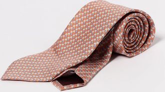 Ferragamo Cravatta Aris Ferragamo in seta stampata