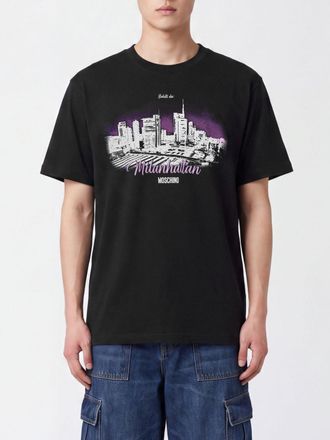 Moschino T-shirt in cotone a maniche corte con stampa grafica