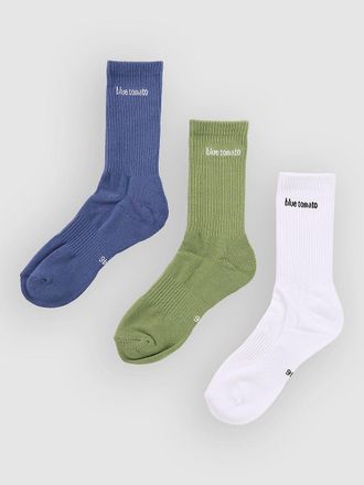 Blue Tomato Logo 3-Pack Socks estampado