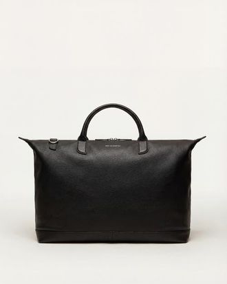 Want Les Essentiels Hartsfield Pebble-Grained Leather Weekender Bag in Black at Nordstrom