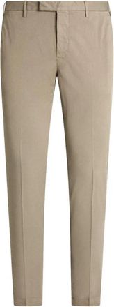 Pantaloni Torino Katoenen Heren Slim Fit Broek - Heren - Chinos - Grijs - M - Katoen - Broeken