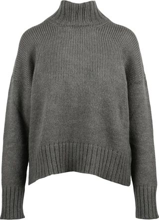 Alpha Studio Truien & Vesten, Dames, Grijs, XL, Wol, Maglione a lupetto