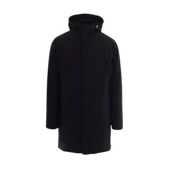 Herno Jassen, Heren, Blauw, XL, Parka met capuchon