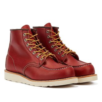 Red Wing Shoes Shoes Heritage Work 6inch Moc Active Oro Russet Mens Brown Boots - Size UK 10