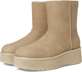 UGG Cityfunc Mid Womens Boots Mustard Seed : 8.5 B - Medium, Suede