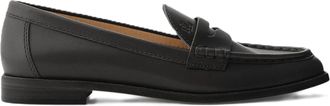 Ralph Lauren Black Leather Classic Penny Loafers