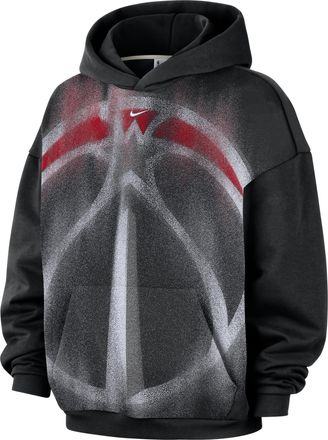 Nike Washington Wizards Standard Issue Nike Mens NBA Fleece Basketball Hoodie in Black | IQ2624-010