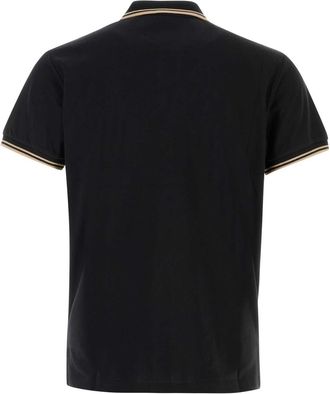 Vivienne Westwood Mens Polo Shirt Black Cotton