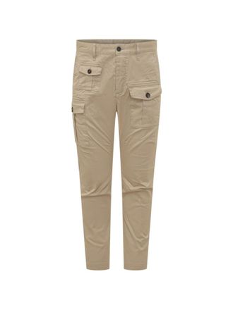 Dsquared2 Beige Tapered Cargo Pants