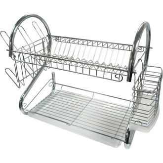 Better Chef 22-Inch Dish Rack with Mug Stand and Cutlery Holder in Silver at Nordstrom