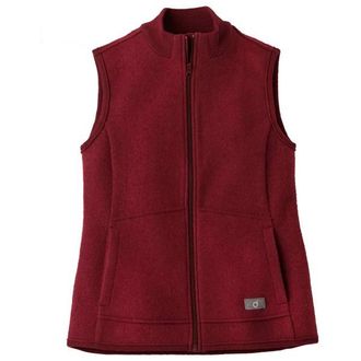 Disana Weste Merinogilet f&uuml;r Damen | rot