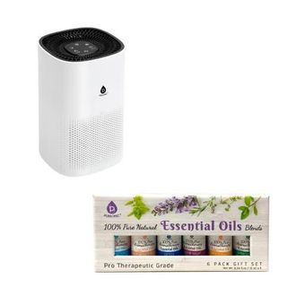 Pursonic Purify & Relax Home Wellness Bundle - True HEPA Air Purifier & 6 Pack of 100% Pure Essential Oils Blends in Multicolor at Nordstrom