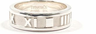 Tiffany & Co. Atlas Silver Silver 925 Band Ring (Pre-Owned)
