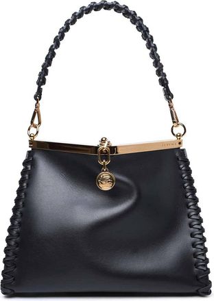 Etro Small Black Leather Bag