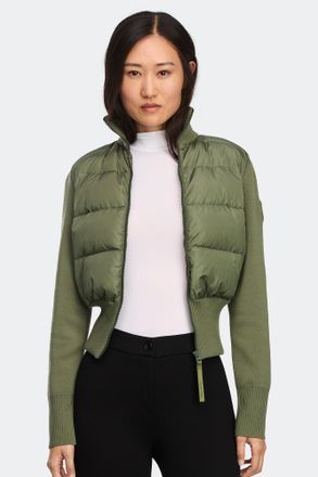 Canada Goose HyBridge Wide Quilt Knit Jacket Tonal Disc
