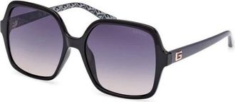 Guess Square Zonnebrillen - Dames - Zonnebrillen - Zwart - 57 MM - Accessoires