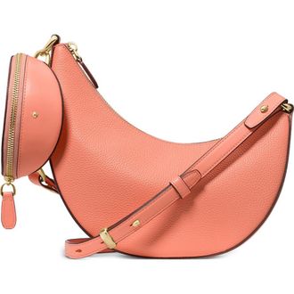 Kate Spade New York duo pebble leather crossbody bag in Melon Ball at Nordstrom