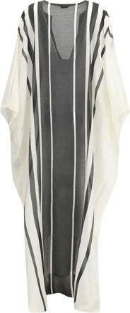 Tom Ford Gestreepte maxi-jurk - Zwart