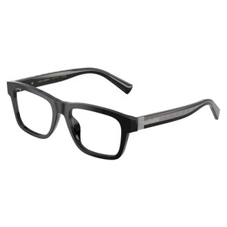 Dolce & Gabbana Glasses, male, Black, Size: 53 MM Rectangle Optical Frame