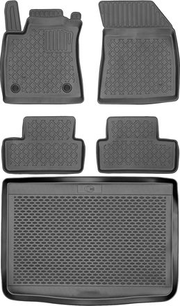 OEM Juego De Alfombrillas Para Renault Megane Iv Hatchback De 2016: Alfombrilla Para Coche + Alfombrilla Para Maletero